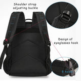 Youth Soccer Bags - Sports Backpacks for Soccer, Basketball, Football with Ball Holder for Boys Girls - Black - backpacks4less.com