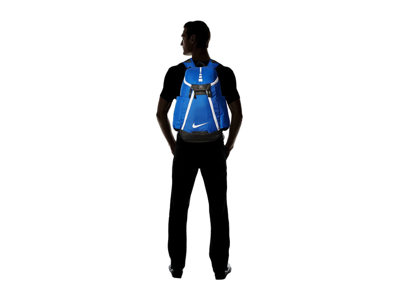Nike Unisex Hoops Elite Max Air 2.0 Basketball Backpack (Game Royal/Black/White, One Size) - backpacks4less.com