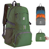 OlarHike Lightweight Travel Backpack, 35L Water Resistant Packable Traveling/Hiking Backpack Daypack for Men & Women, Multipurpose Use, Green