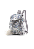 Justice Silver Sequin Mini Rucksack Backpack