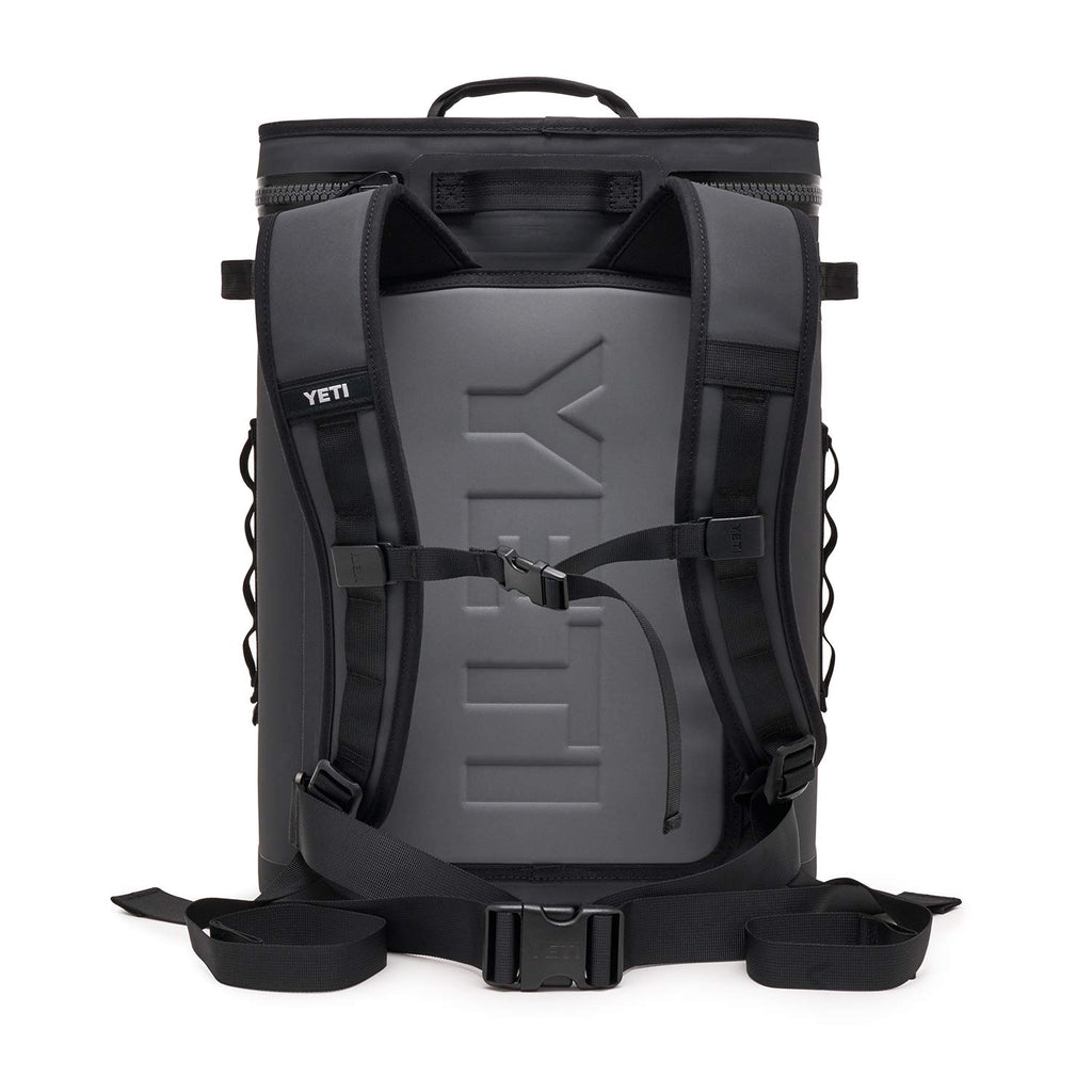 YETI Hopper Backflip 24 Soft Sided Cooler/Backpack, Charcoal - backpacks4less.com