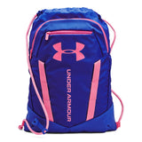 Under Armour Undeniable Sackpack, (486) Versa Blue/Pink Punk/White, One Size Fits Most