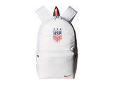 Nike USA Stadium Backpack (White)