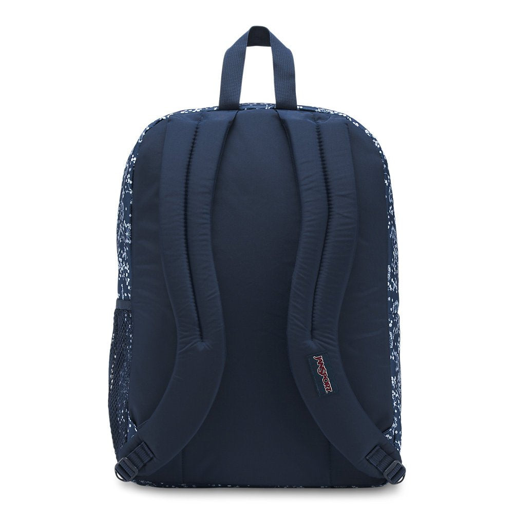 JanSport Big Student Backpack - Navy Field Floral - Oversized - backpacks4less.com