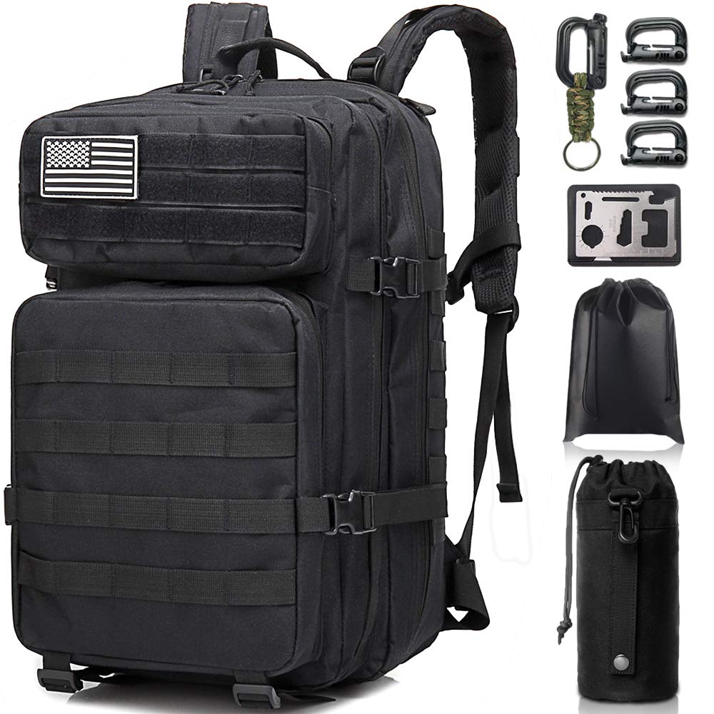 Military Tactical Backpack,Monoki Army 3 Day Assault Pack,42L Molle Bag Rucksack - backpacks4less.com