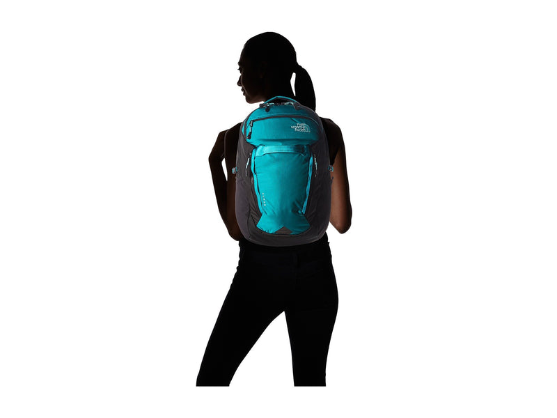 The North Face Women's Surge Laptop Backpack (Green Rip Stop) - backpacks4less.com
