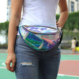 Magicbags Fanny Pack for Women-Holographic Waist Pack for Festival, Party, Travel - backpacks4less.com