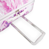 BEBE Women's Alisa Spinner Suitcase, Purple Floral, 3pc Set