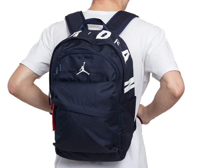 Nike Jordan Air Patrol Backpack (One Size, Obsidian) - backpacks4less.com
