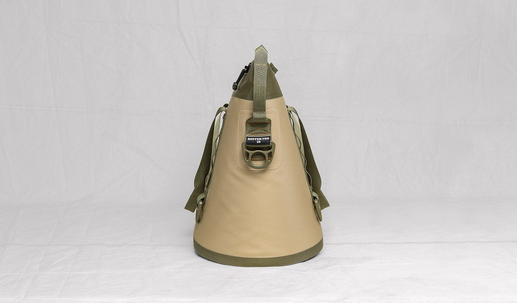 YETI Hopper Two 30 Portable Cooler, Field Tan / Blaze Orange - backpacks4less.com