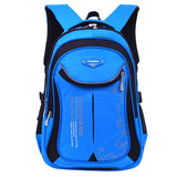 Ladyzone Camo School Backpack Lightweight Schoolbag Travel Camp Outdoor Daypack Bookbag for Your Children (Blue&Black ZM)