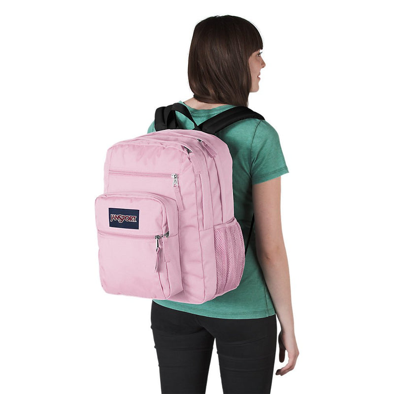 JanSport Big Student Backpack - Pink Mist - Oversized - backpacks4less.com