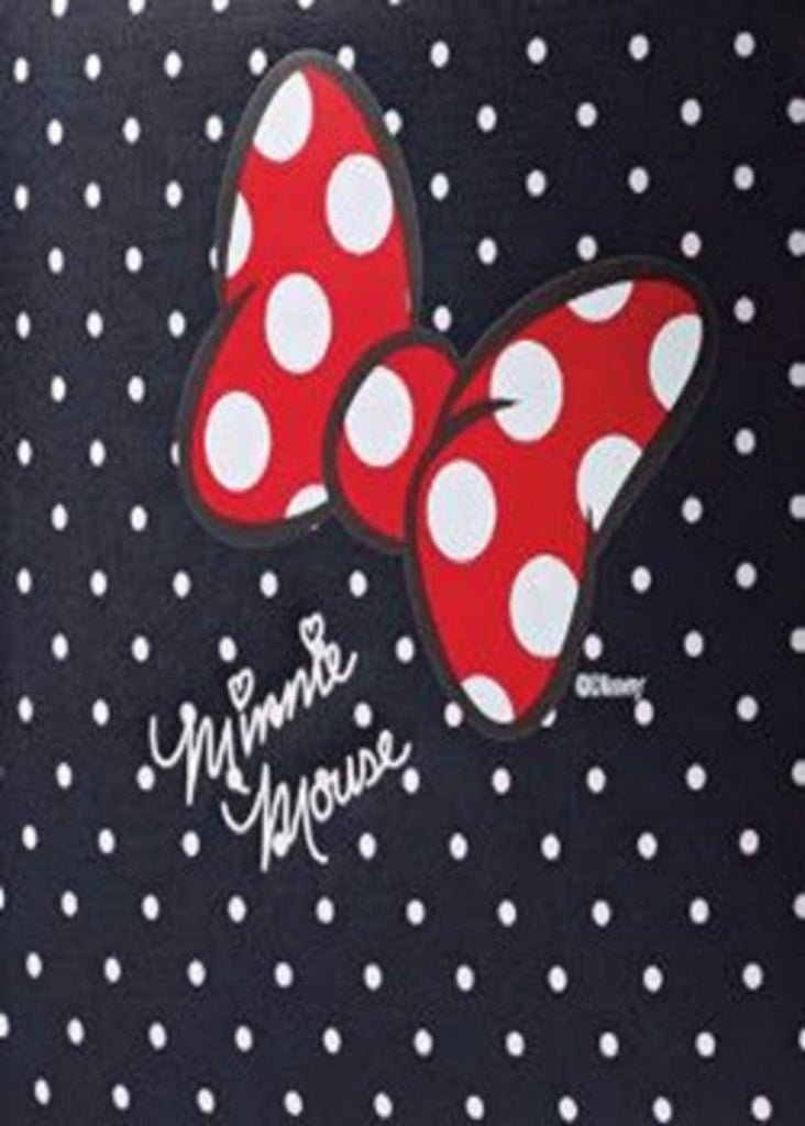 American Tourister Disney Minnie Mouse Red Bow 2-Piece Softside Luggage Set (21/28) with Spinner Wheels - backpacks4less.com