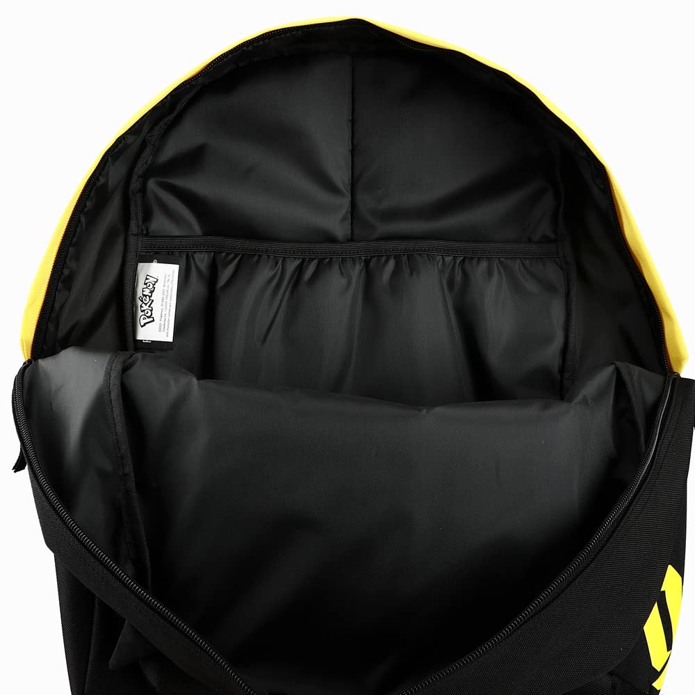 Pokemon Pikachu Anime Cartoon Yellow & Black Polyester Tech Backpack
