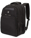 SWISSGEAR 6392 ScanSmart Ultra Premium Large Padded Laptop TSA Friendly Backpack - Black on Black