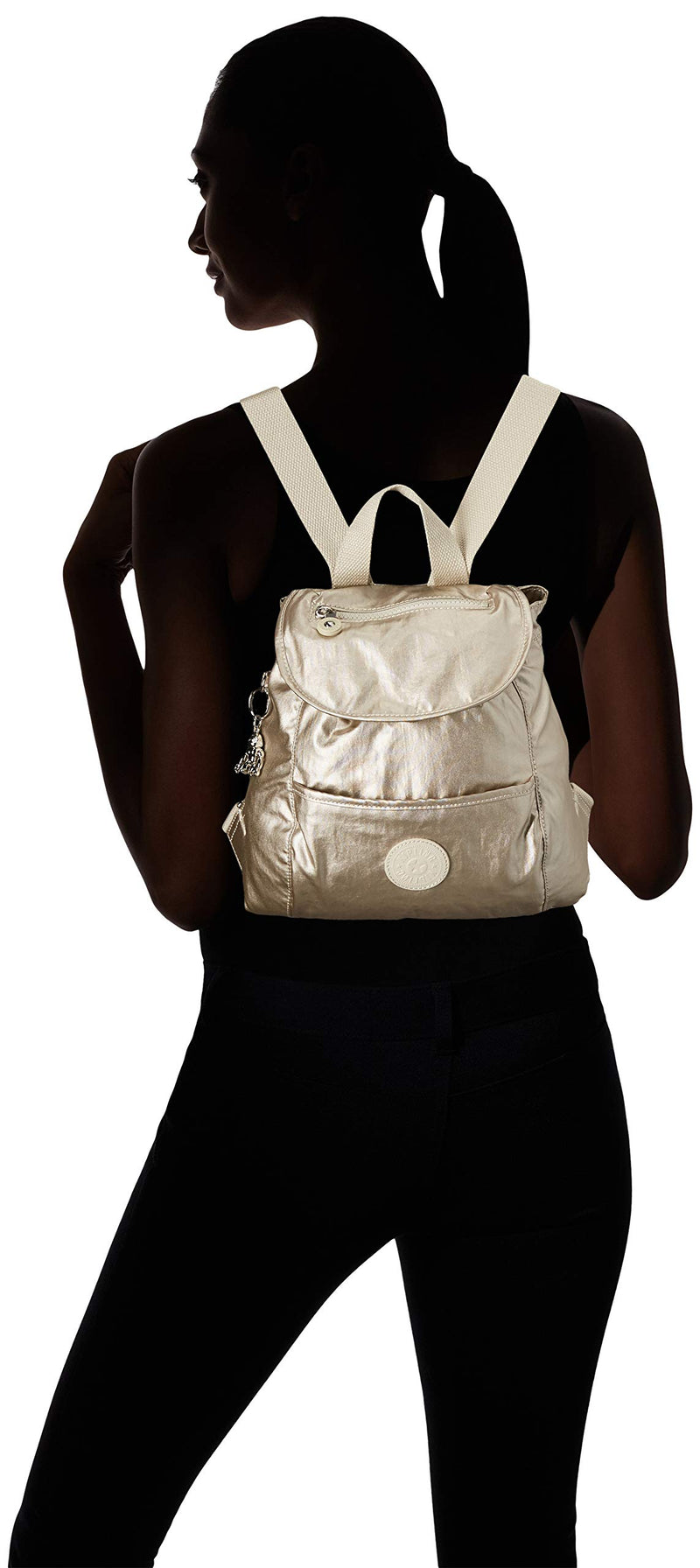 Kipling womens Kalani Backpack, cloud Metal, One Size - backpacks4less.com