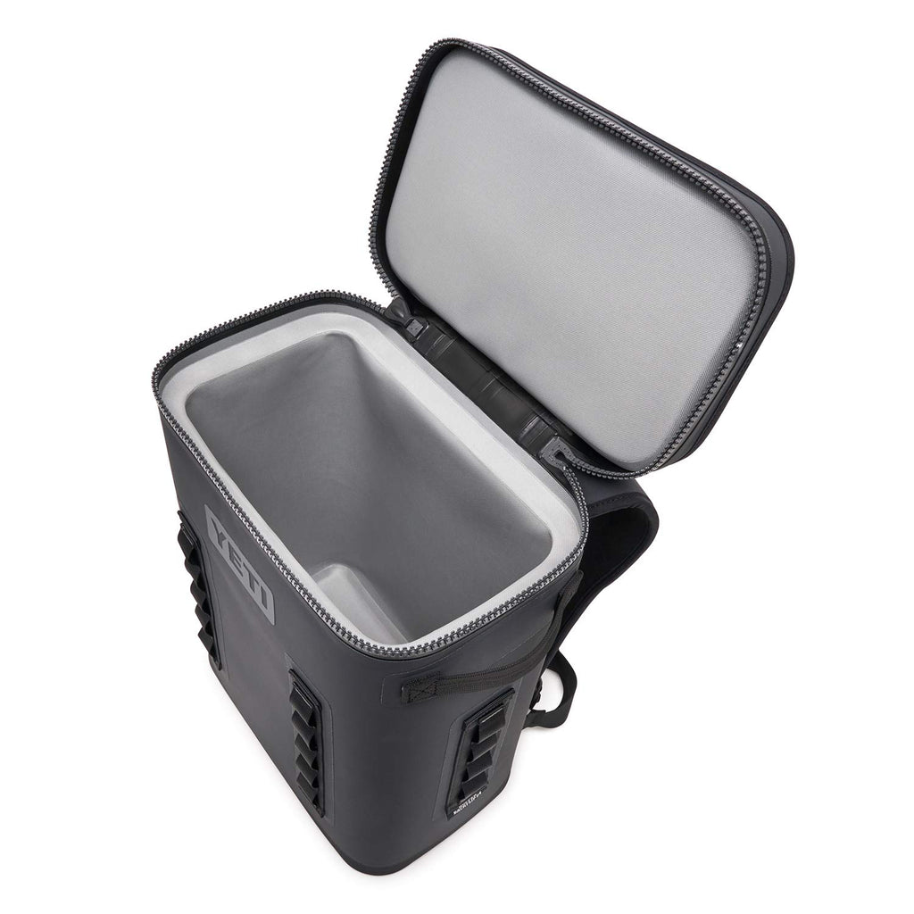 YETI Hopper Backflip 24 Soft Sided Cooler/Backpack, Charcoal - backpacks4less.com