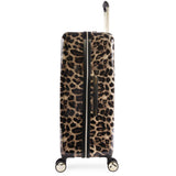 BEBE Women's Luggage Adriana 29" Hardside Check in Spinner, Leopard, One Size