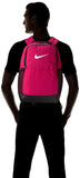 Nike Brasilia Medium Training Backpack, Nike Backpack for Women and Men with Secure Storage & Water Resistant Coating, Rush Pink/Black/White - backpacks4less.com