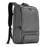eBags Professional Slim Laptop Backpack for Travel, School & Business - Fits 17 Inch Laptop - Anti-Theft - (Heathered Graphite)