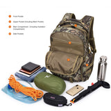 Mardingtop 35L Tactical Backpacks Molle Hiking daypacks for Camping Hiking Military Traveling Motorcycle (Snake Skin Printed-35L) - backpacks4less.com