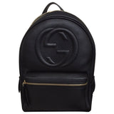 Gucci Soho Black Backpack Calf Leather Backpack Ladies Bag Italy New