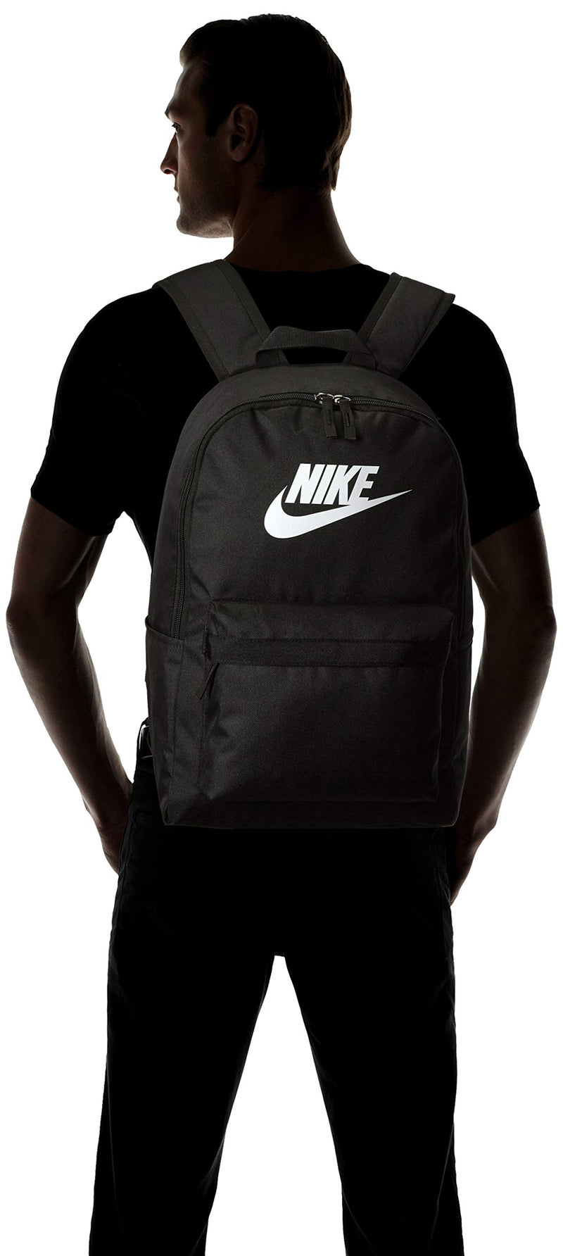 NIKE Heritage Backpack 2.0, Black/Black/White, Misc - backpacks4less.com