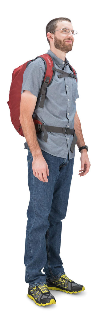 Osprey Packs Farpoint 40 Travel Backpack, Jasper Red, Small/Medium - backpacks4less.com