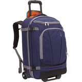eBags TLS Mother Lode Rolling Weekender 22 Inch Travel Backpack with Wheels - Carry-On - (Brushed Indigo)