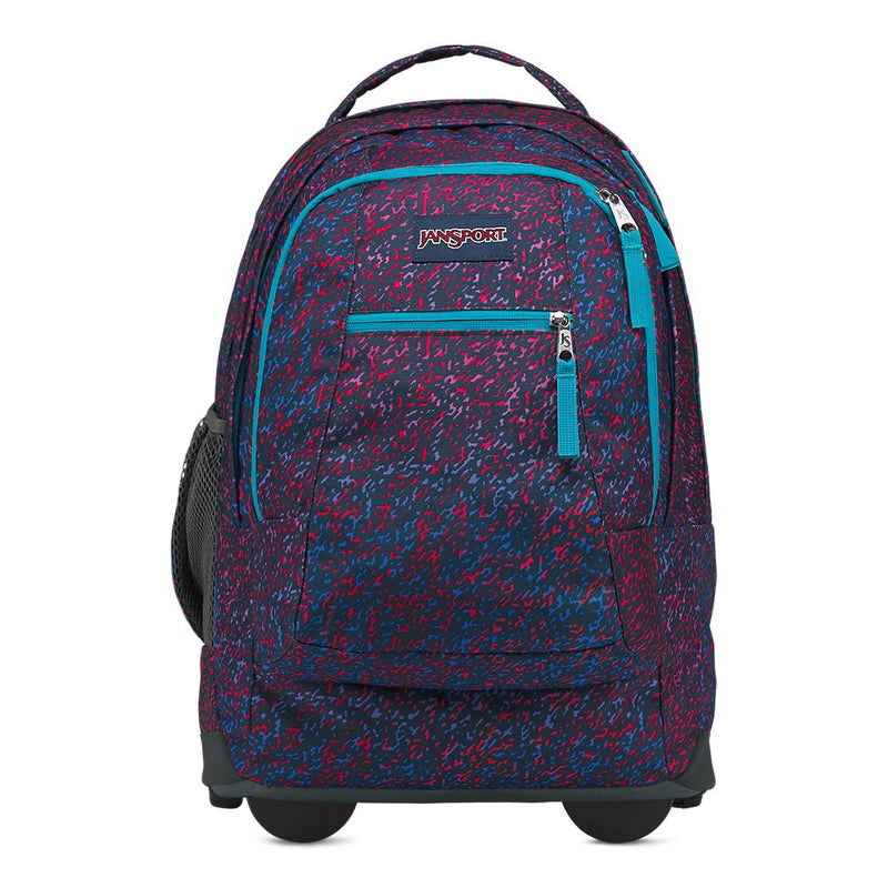 Jansport Driver 8 Rolling Laptop Backpack - Electric Noise - backpacks4less.com