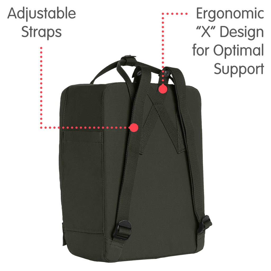 Fjallraven - Kanken Classic Backpack for Everyday, Deep Forest - backpacks4less.com