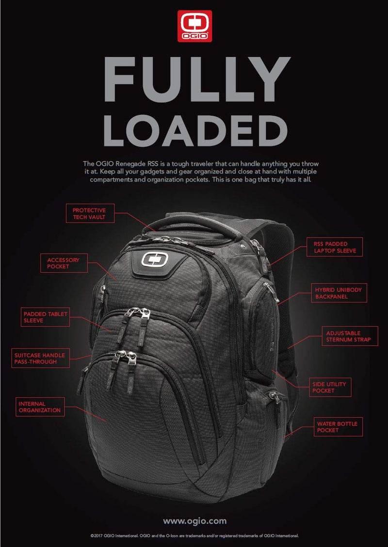 OGIO International OGIO Renegade Rss Pack, Dark Static - backpacks4less.com