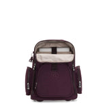 Kipling Alcatraz II Large Rolling Laptop Backpack Dark Plum - backpacks4less.com