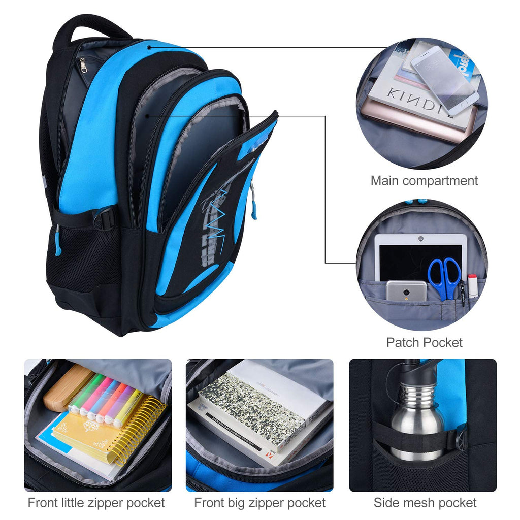 Fanspack School Backpack for Boys 2019 New Kids Backpack Large Waterproof School Bag for Boys Bookbags - backpacks4less.com
