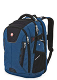 SWISSGEAR 5358 Ultimate Protection USB TSA Friendly Scansmart Laptop Backpack and Cable Lock Bundle-Blue