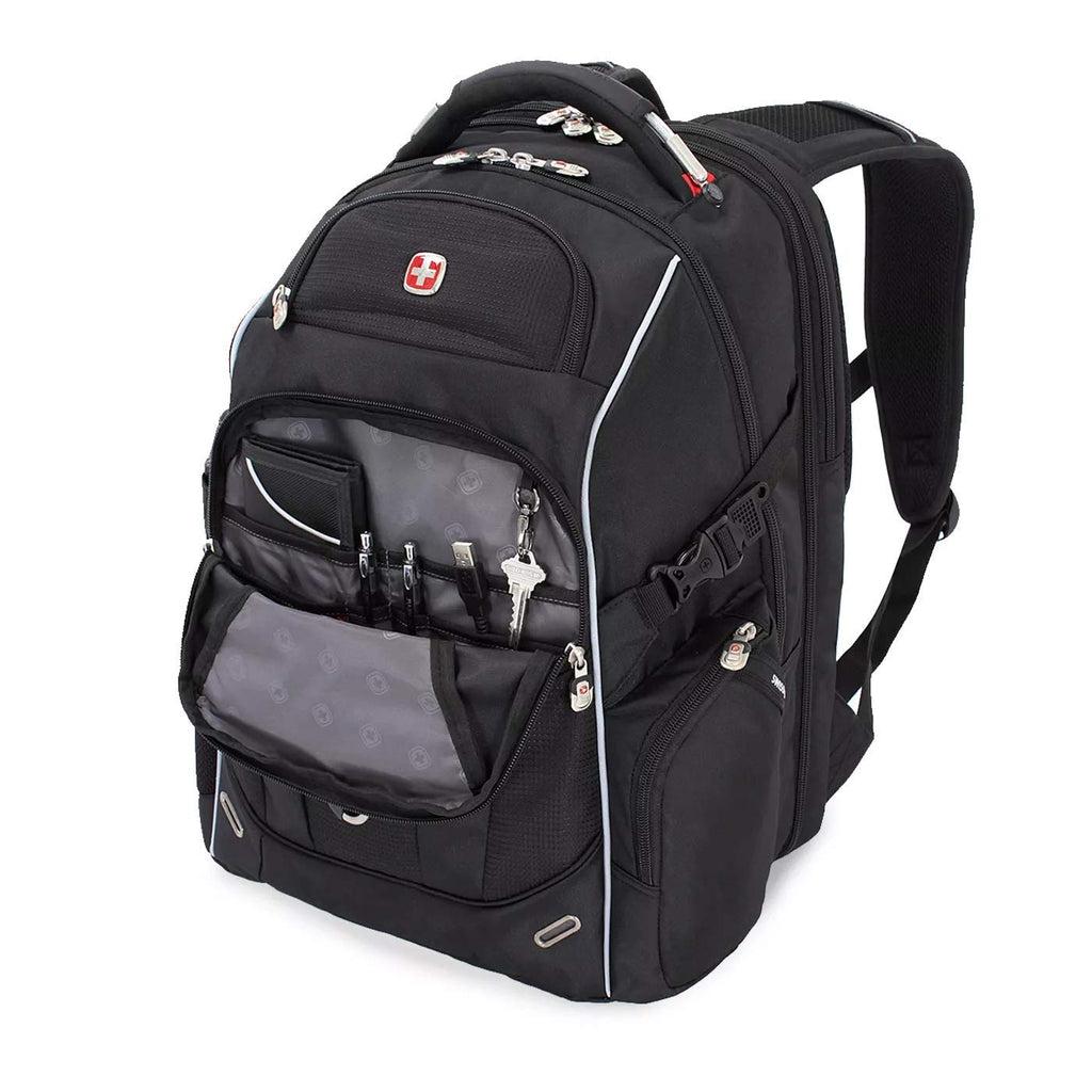 SWISSGEAR SA6752.Black TSA Friendly ScanSmart Laptop Backpack for Work School and Travel - backpacks4less.com
