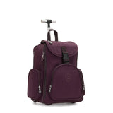 Kipling Alcatraz II Large Rolling Laptop Backpack Dark Plum - backpacks4less.com