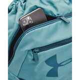 Under Armour Undeniable Sackpack, (401) Still Water/Static Blue/Static Blue, One Size Fits Most