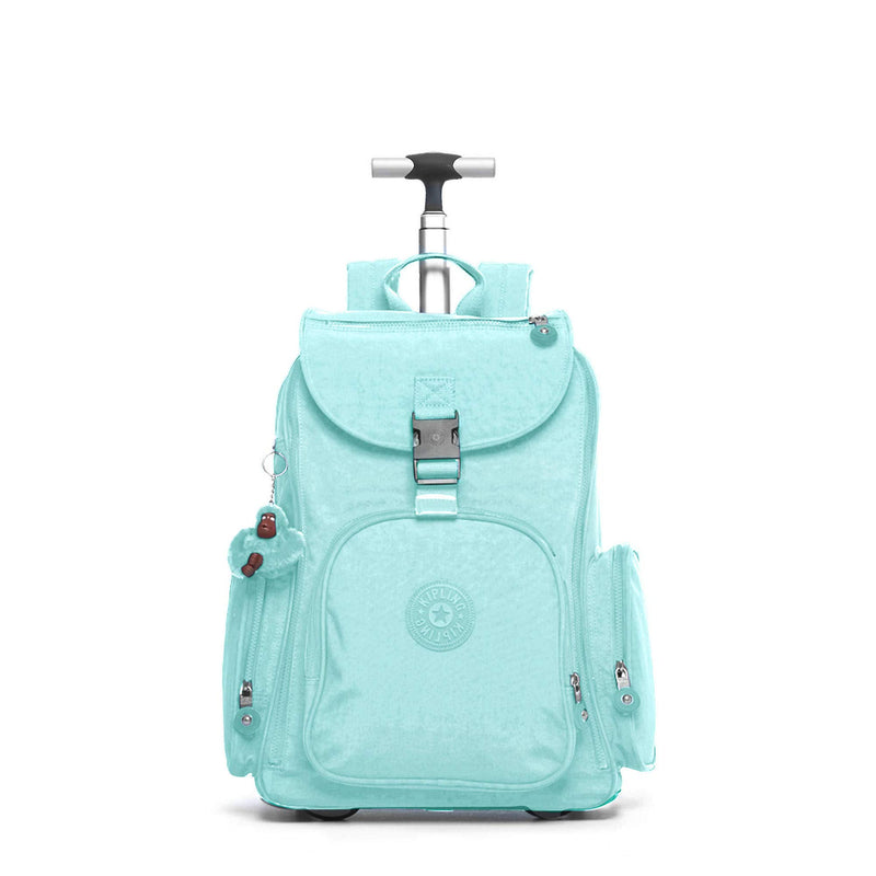 Kipling Alcatraz II Large Rolling Laptop Backpack Fresh Teal Tonal - backpacks4less.com