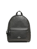 Coach Medium Leather Charlie Backpack - #F39196 - Gunmetal/Silver
