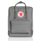 Fjallraven - Kanken Classic Backpack for Everyday, Fog/Striped - backpacks4less.com