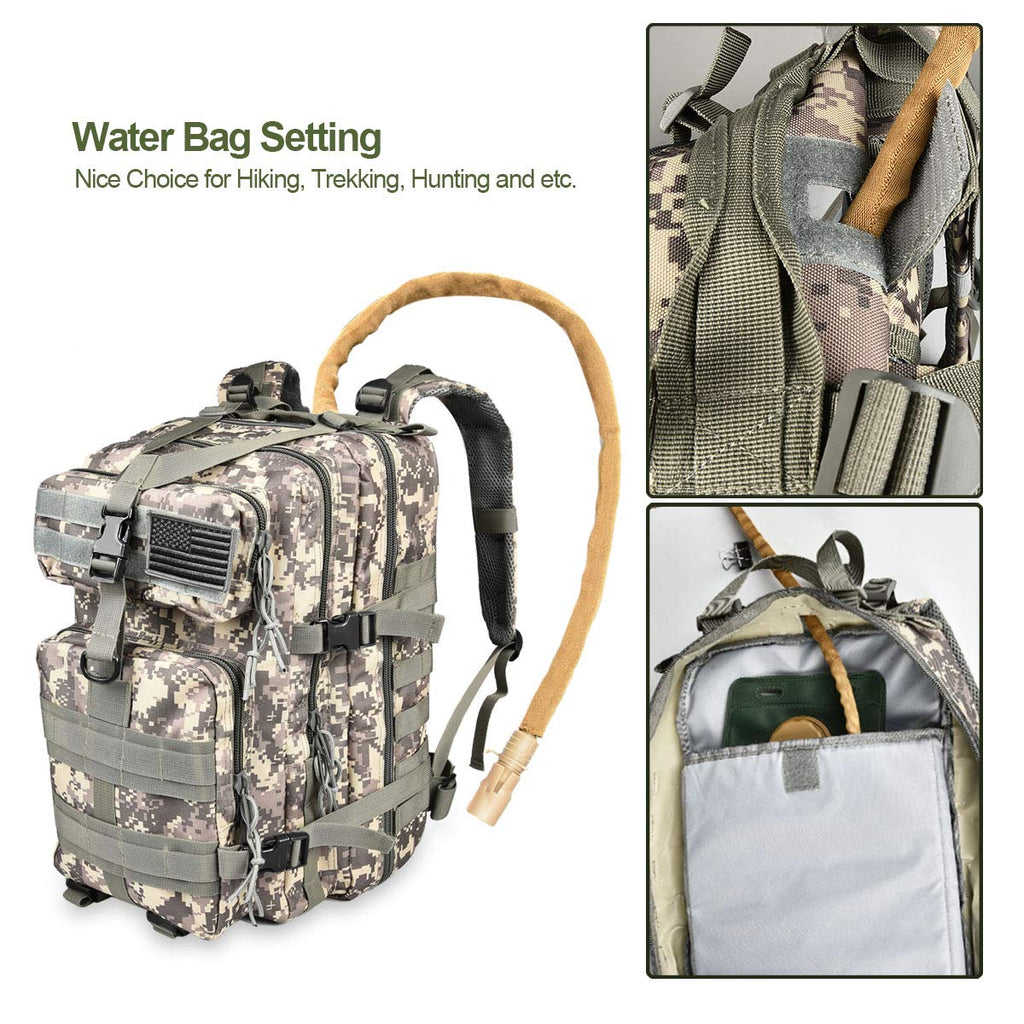 NOOLA Military Tactical Backpack Large Army Assault Pack Molle Bag Rucksack ACU - backpacks4less.com