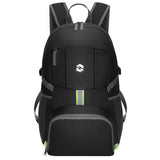 OlarHike Lightweight Travel Backpack, 35L Water Resistant Packable Traveling/Hiking Backpack Daypack for Men & Women, Multipurpose Use, Black