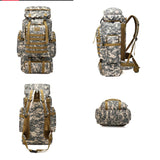 WintMing 70L Large Camping Hiking Backpack Tactical Military Molle Rucksack for Trekking Traveling Oxford Waterproof Mountaineering Pack Large Daypack for Men (Camouflag-B) - backpacks4less.com