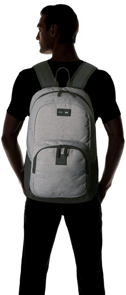 RVCA Men's Estate Backpack II, grey heather, ONE SIZE - backpacks4less.com