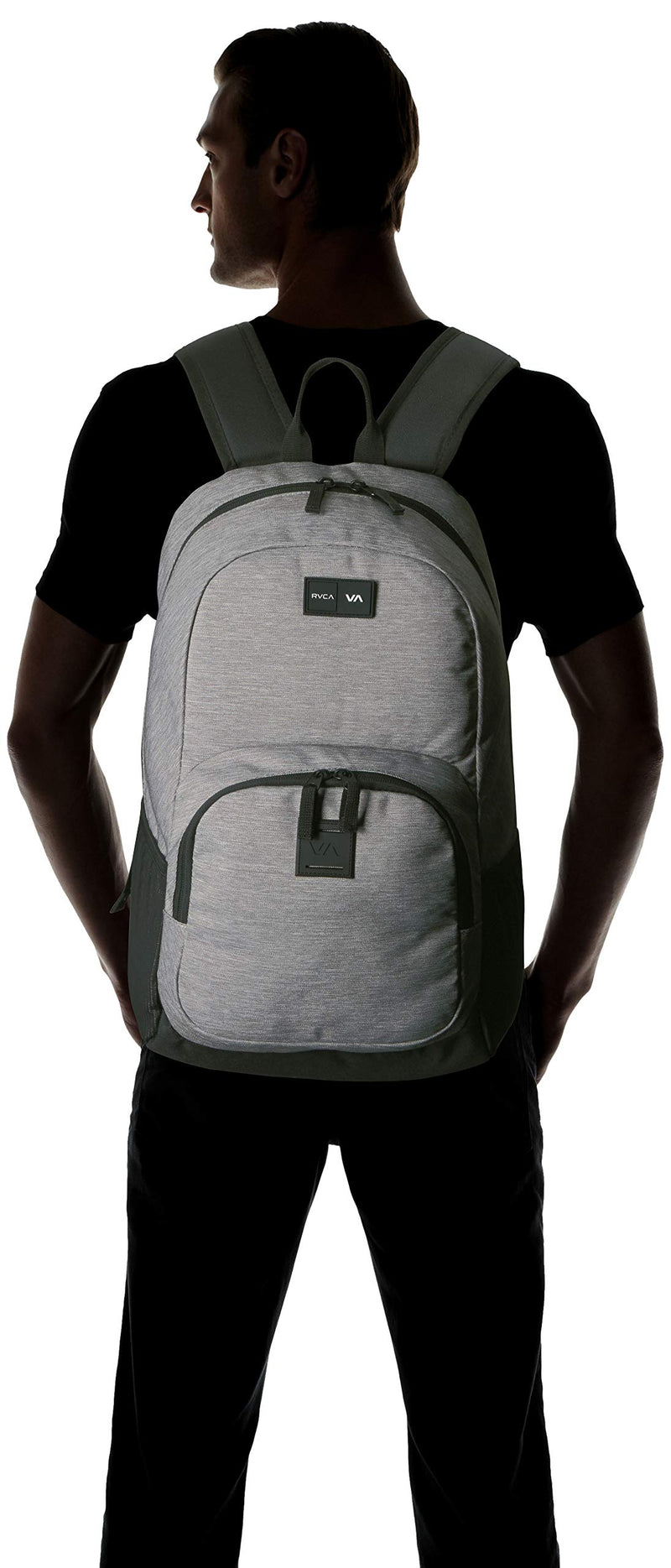 RVCA Men's Estate Backpack II, grey heather, ONE SIZE - backpacks4less.com