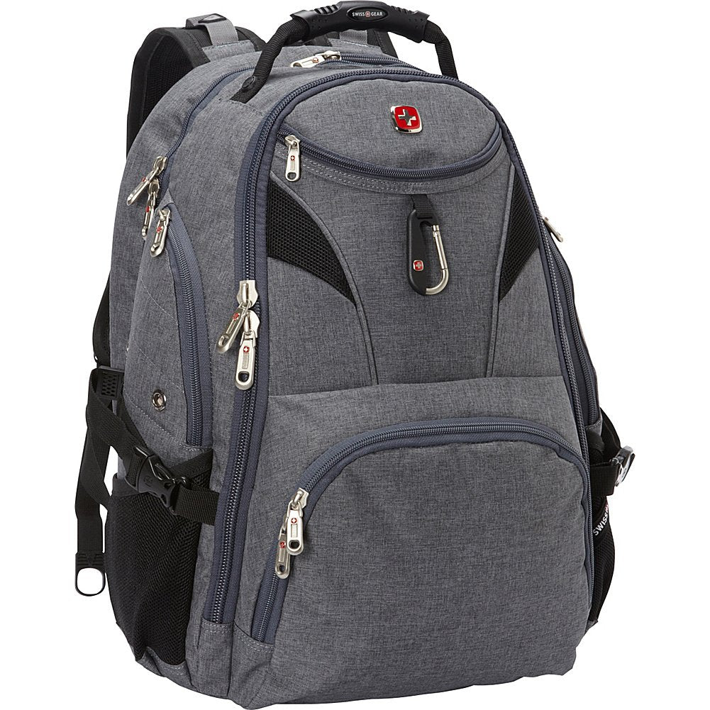 SwissGear Travel Gear 5977 Scansmart TSA Laptop Backpack for Travel, School & Business - Fits 17 Inch Laptop - (Grey) - backpacks4less.com