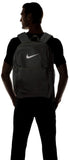 NIKE Brasilia Mesh Backpack 9.0, Black/Black/White, Misc - backpacks4less.com