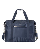 Ricardo Beverly Hills Indio Weekender Duffel Softside Lightweight Overnight Bag and Great for The Gym, Three Straps and A Trolly Sleeve, Navy Blue, Carry-On 13-Inch