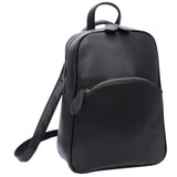 Heshe Women's Casual Leather Backpack Daypack for Ladies (PU-Black) - backpacks4less.com